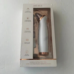Acne Blemish Blackheads Extractor Tool Zoe Ayla Unclogs Pores LED Light New